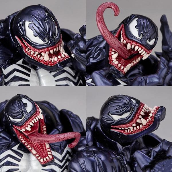 Venom Model Multifunksjonell samleobjekt Moving Marvel Character Carnage Venom Figurine for Kids - Perfet blue none