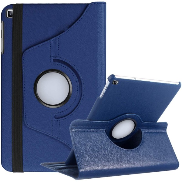 Cover til Galaxy Tab A 10.1 2019 (t510/t515), 360 Rotation Cover - Perfet blue