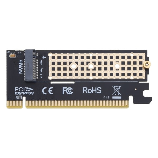 M2 til PCIE x16-adapterkort Pci-e til m2-omformer Riser NVMe SSD-adapter m2 M-Key PCI-Express 3.0-støtte 2230-2280-Perfet