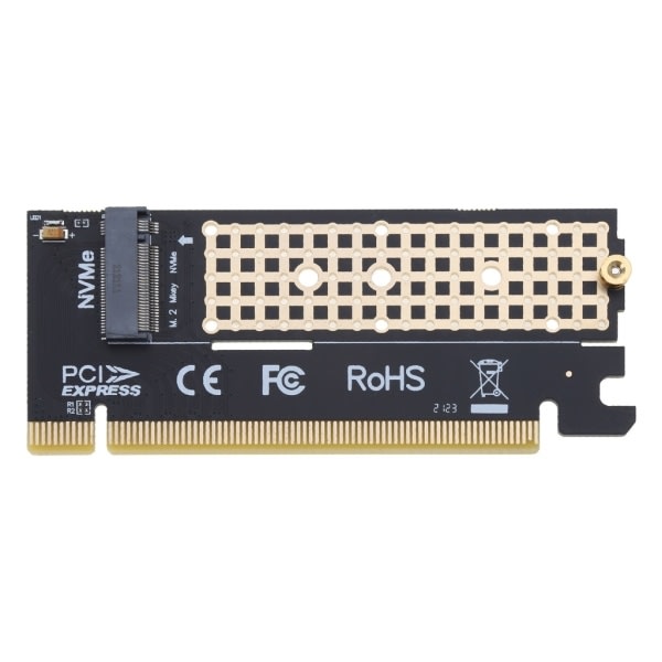 M2–PCIE x16 -sovitinkortti Pci-e–m2 Muunnin Riser NVMe SSD-sovitin m2 M-Key PCI-Express 3.0 Tuki 2230-2280-Perfet