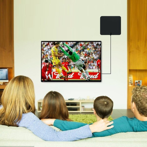 Sisäantenni Full HDTV -vastaanottoon 25 dB - musta - Perfet