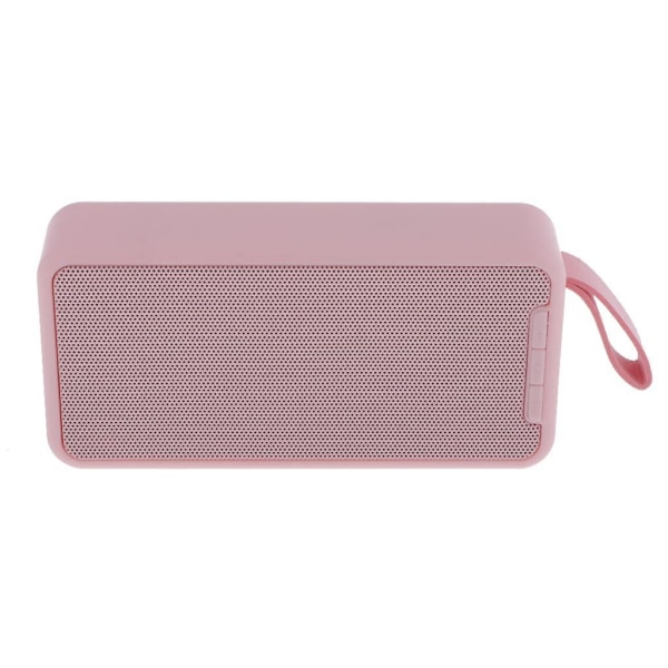 Mini Bluetooth 5.0 forsterker Hifi Sound 1200mah Funksjon Aux USB Tf Fm - Rosa - Perfet Pink