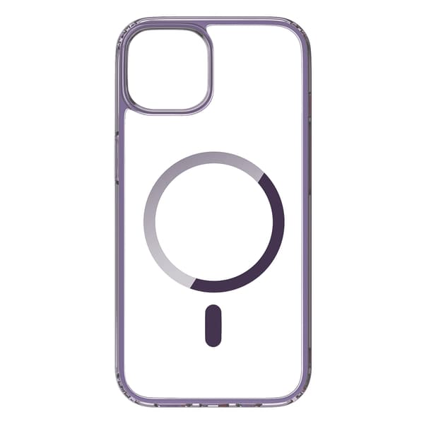 ColorPop iPhone 14 Mobilskal CH MagSafe Transparent/Lila 34