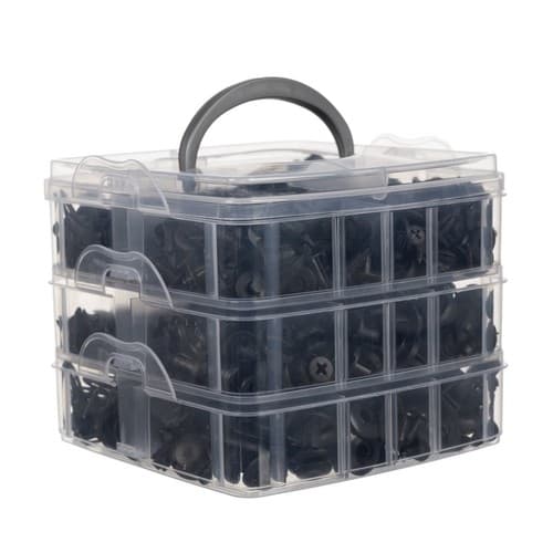 Bilplastklämmor/Clips - 620 st - Perfekt 1050
