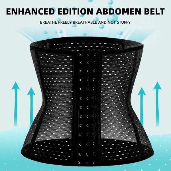 Waist trainer för kvinnor under kläder Tummy Control Slimming Body Shaper Bälte Underbyst - Perfet xl