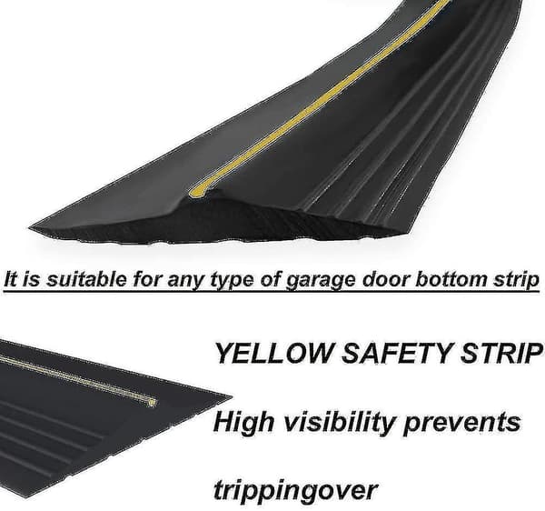 Garagedørsforsegling, trækstopper bundgummiforsegling 3m Universal garagedør - Perfekt