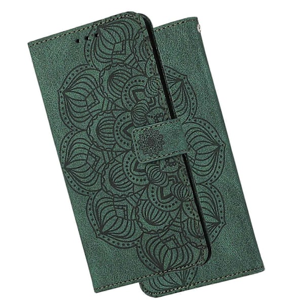 Kompatibel med Samsung Galaxy A23 Mandala Præget Flip Læder Telefon Cover - Perfet