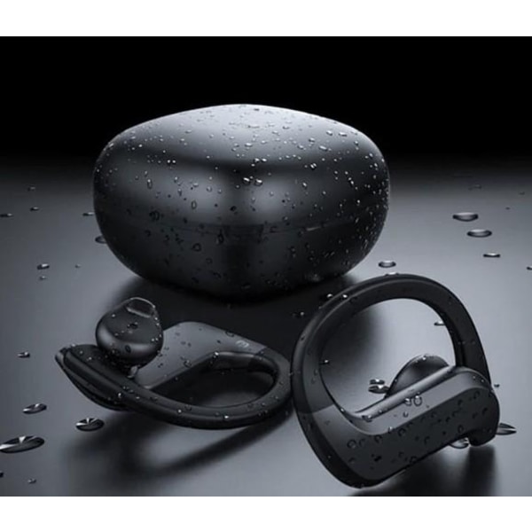 Trådløse TWS hovedtelefoner - Sports hovedtelefoner - Perfet black