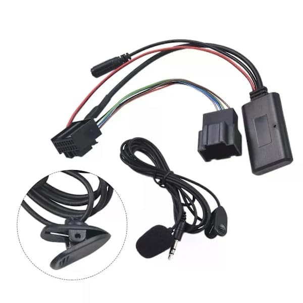 Bil Bluetooth-kompatibel Musikafspiller Audio Receiver Håndfri Telefon MP3 AUX Input Adapter Kabelmodul til Saab 9-3 9-5 - FF1 -