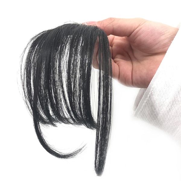 peruk air bangs Hår Korta hårbitar för hårförlängningsklämma - Perfet 2