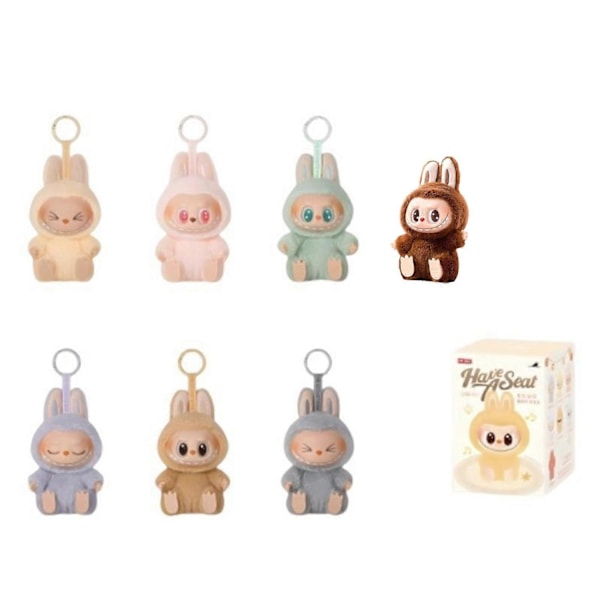 2024 Pop Mart Labubu the Monsters Have a Seat Plyschleksak Blind Box Slumpmässiga Färger - Perfet Second Generation