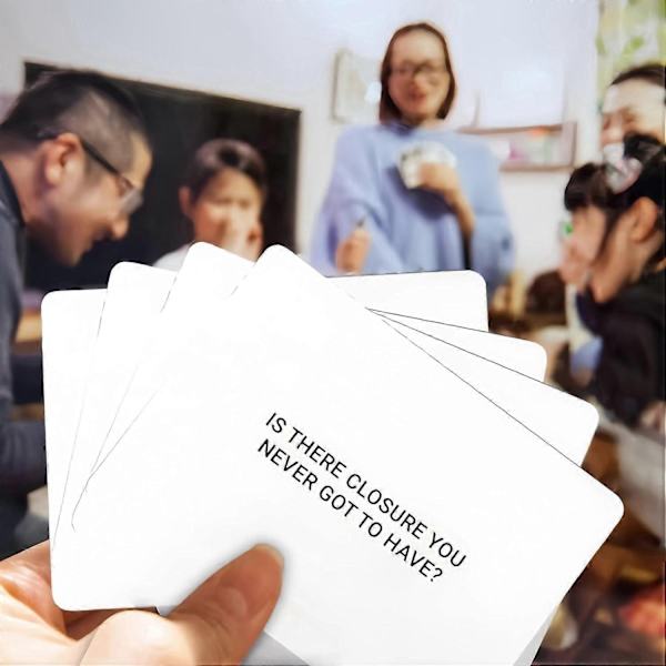 Hur Djupt Kommer Du Att Gå? Spelfrågor för att fördjupa kontakten Frågekortsspel, Djup Konversationskortsspel-Perfekt 2pcs