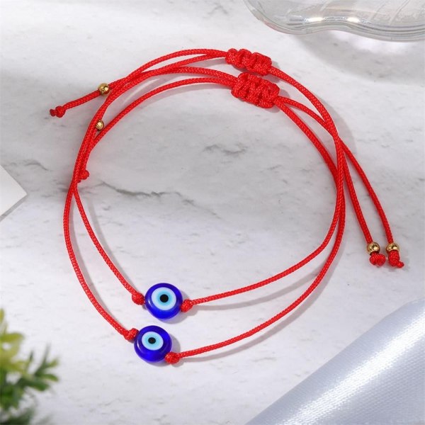 Red String Rannekoru Weave Bangle 5-BLACK - täydellinen