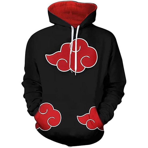 Naruto Anime Akatsuki printed huppari Miesten Naiset Aikuiset Pullover Hupparit Topit Gift - Perfet