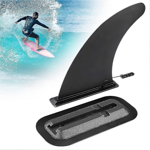 8\" Avtagbar Universal Surfbräda Sup-Fena med Fenbas, Avtagbar Centerfena Stand Up Paddle Board - Perfet