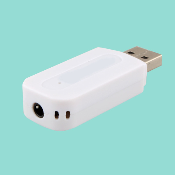 3,5 mm A2DP trådløs USB Bluetooth Stereo Audio Musikk Høyttaler Mottaker Adapter 5V- Perfet