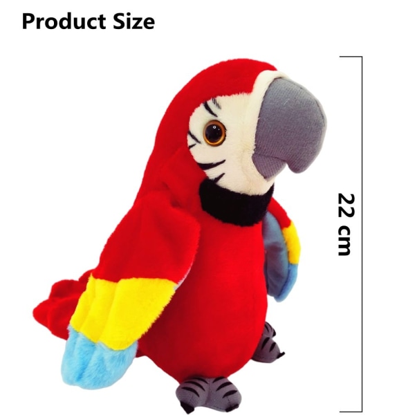 Talking Parrot Talking Bird RØD - Perfet red