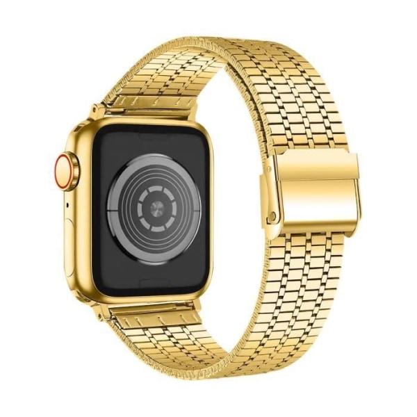 Stropp for Apple Watch 49 mm 45 mm 44 mm 42 mm Linker Firkantet rustfritt stål gull