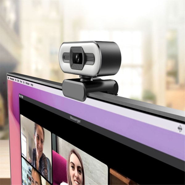Webcam studio Work kannettava tietokone pöytäkoneen USB -mikrofoni - Perfet 1080P