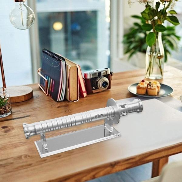 Desktop Lightsaber Stand Akryl Display Rack Lightsaber Display Hållare Swords Collection Stand för bordsdekorationer - Perfet Clear