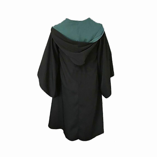 Harry Potter 6-delars magisk trollkarl rollspelsdräkt mantel kostym - Perfekt Green 135cm (7-8 years)