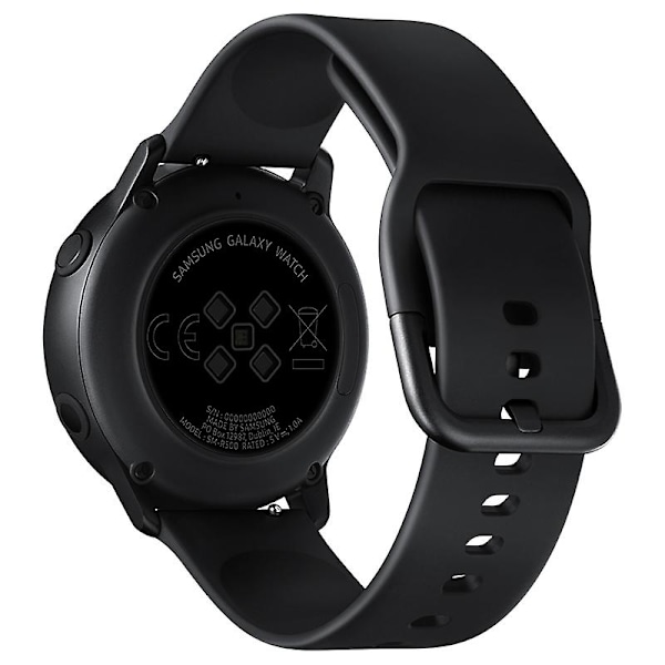 20 mm firkantet spænde silikone smart watch rem kompatibel med GarminMove Luxe/Move Style/Move 3-Perfet Black Style A Garmin Vivoactive 3