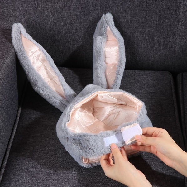 Bunny Ears Hat Kanin Hat Holiday Party Favors Hat BEIGE - Perfet
