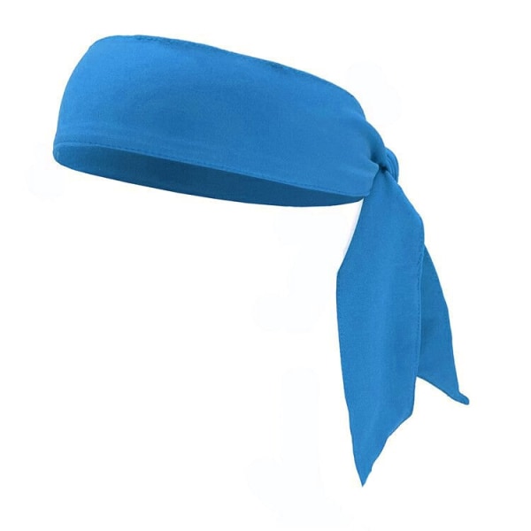 paket med blå sportpannband för män och kvinnor - halkfria svettband Pannband Svettband är bra för löpning, träning, tennis, - Perfet