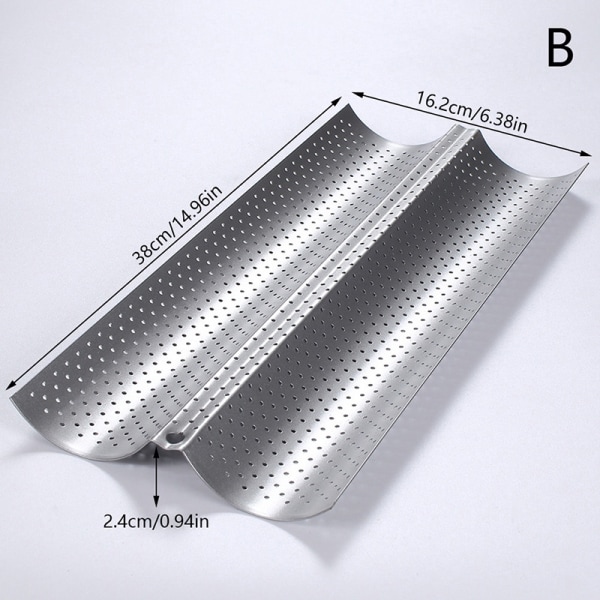 Pan French red Mold akform Groove Form Toast - Perfet B