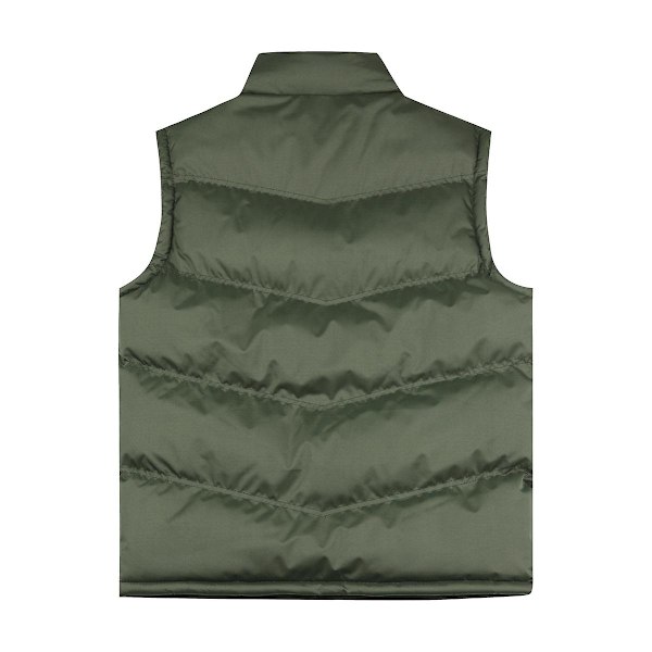 Sliktaa Herrar Bodywarmer Västar Utomhus Quiltat Ärmlös Dunjacka-Perfet Green M