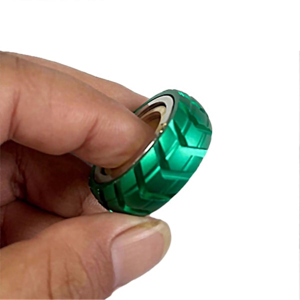 Motorcykel Dæk Fidget Ring Sjov Stressaflastning Fingerøvelse Rustfrit Stål Spinner Ring EDC Legetøj Børn Voksne Gave-Perfet H