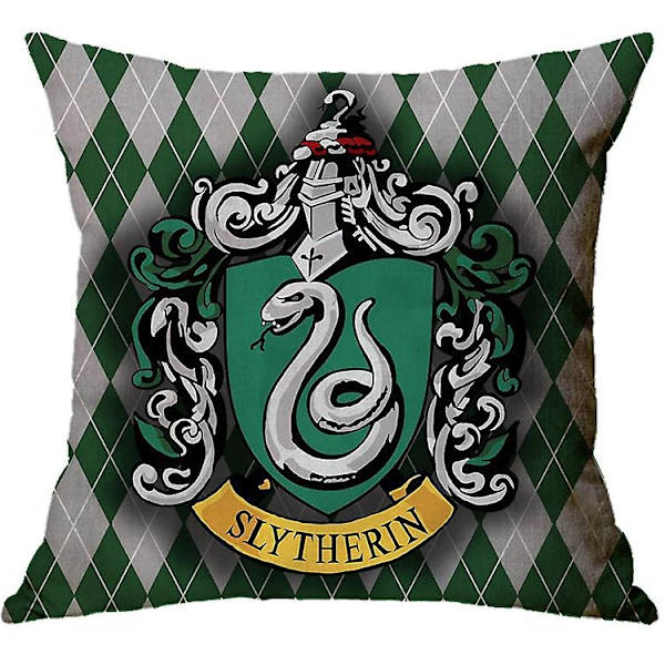 SZTXJ 4 stk. Harry Potter Ildpokalen i flammer Linned pudebetræk Print Pudebetræk Hjem Sofa Seng Dekoration 45x45cm-Perfet 0 0