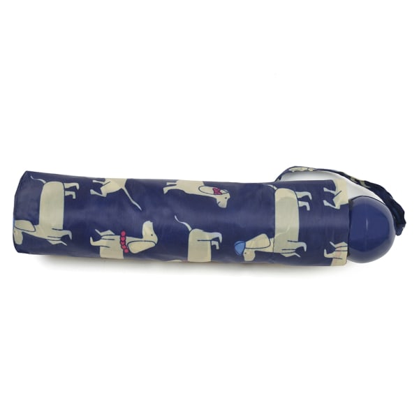 Duskregn Dame/Dame Dachshund Dog Compact Paraply - Perfet Dark Blue One Size