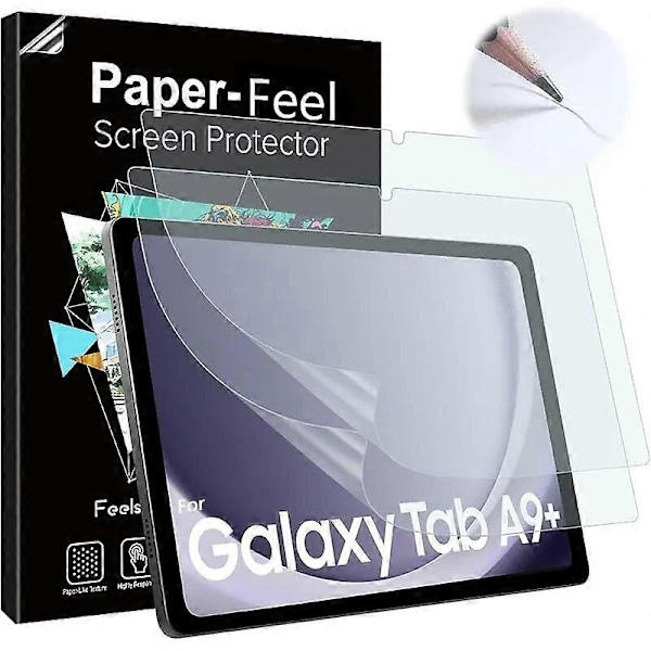 Paperfeel Skärmskydd för Samsung Galaxy Tab A9/A9 Plus/Tab S6 7 8/Tab S6 7 8 Plus Anti-reflex PET Tablett Paperfeel Film Skärmskydd - Perfekt Tab S6 10.5Inch