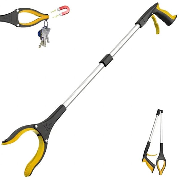 KY-Tech 81 cm affaldsopsamlere til voksne, foldbare magnetiske affaldsopsamlere, hjælpeværktøj til handicappede, blå Blue