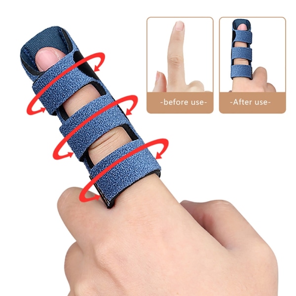 1 stk Justerbar Finger Corrector Skinne Trigger For Treat Finger - Perfet
