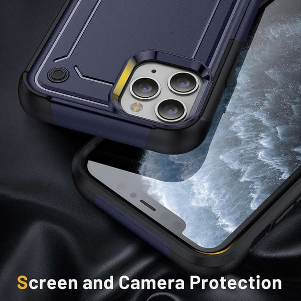 Støtsikkert telefondeksel kompatibelt med iPhone 11 Pro Max-Perfet Blue