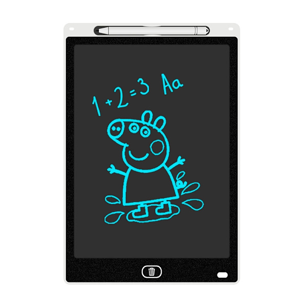 LCD-skrivblock Digitalt ritblock Handskriftsblock - Perfet White 8.5 inch Single