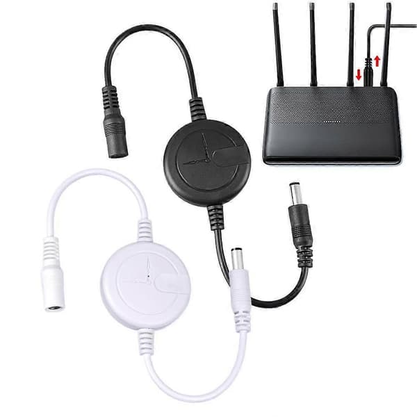 Optisk Modem Wifi Strömåterställningskabel Router 72-timmars Automatisk Omstart Line-Perfet Black