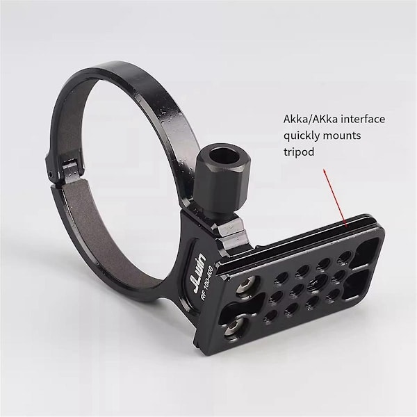 Objektivbeslag Tripod Ring Hurtigudløsning Tripodkrave til RF100-400mm F/5.6-8IS Objektiv Tripod Ring-Perfet