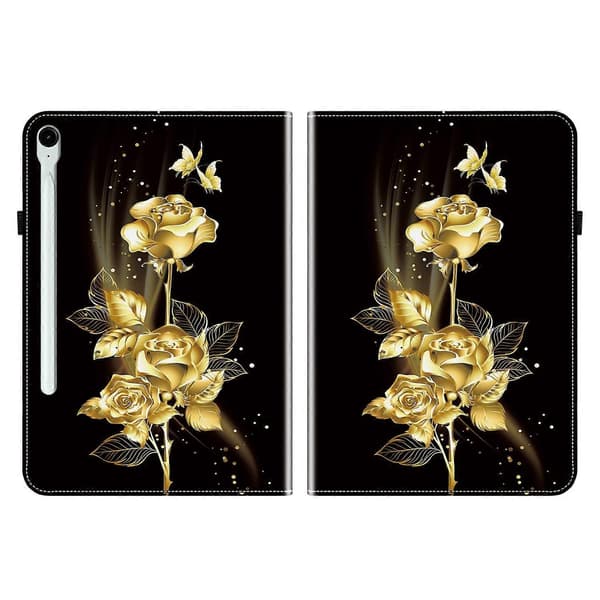 Krystalltekstur Malt Lær Tablet Case-Perfet For Samsung Galaxy Tab S9 / S9 FE