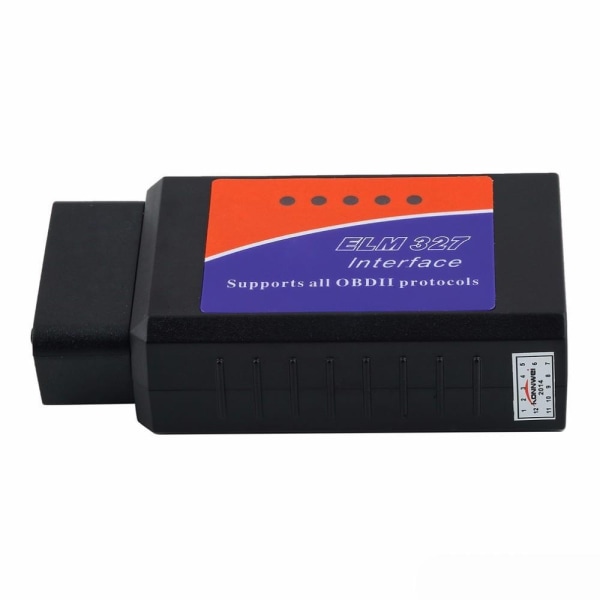 ELM 327 V1.5 Torque Bluetooth OBD2/OBD II -auton diagnostiikkaskanneri - Perfet black one size