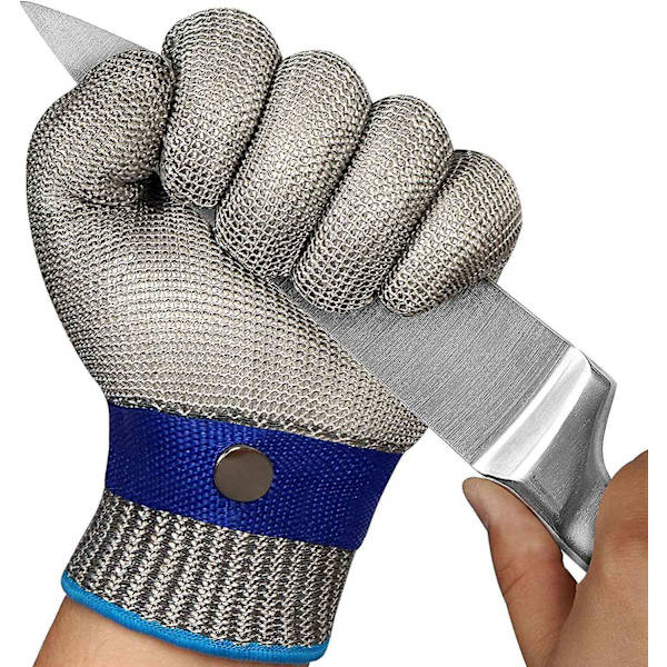 Cut-resistent handske Nivå 9 Cut-handske i rostfritt stål M - Perfet m