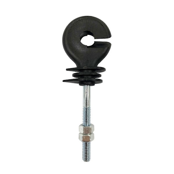 50 stk. Flade Møtrik Isolatorer Elektrisk Hegn Isolatorer Gevind Elektrisk Hegn Isolering Spiral Insul-Perfet