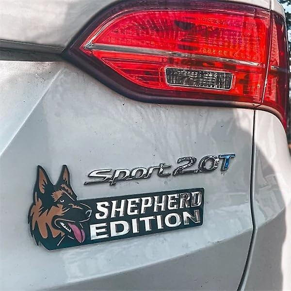 Koira Edition Auton Merkit Laserleikkaus Auton Ajoneuvon Tunnus, 3D-merkki Autotarrat Tarrat Autolle Kuorma-autolle RV-veneelle Ulkokoristelu-Perfet A