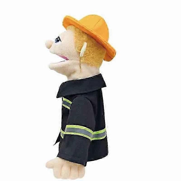 Blødt Plyslegetøj Hånddukke Sjove Dukker Legetøj Professionel Karakter Hånddukke - Perfekt fireman