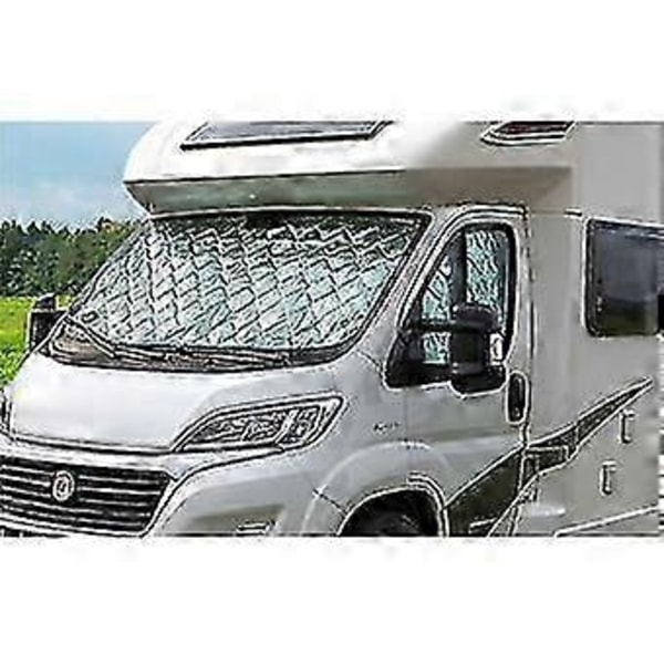 Bil Invändig Termisk Persienn Vindruta Solskydd Överdrag Persienn Kit Bil Lyftfönster Solskydd -Fiat Ducato 2006-2022-Perfekt