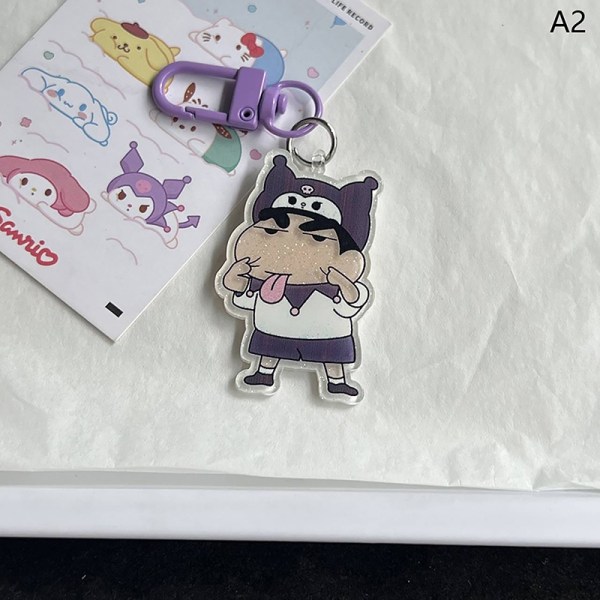 e Cartoon Anime Keychain Girls Kawaii Key Holder Bag Pendant De - Perfet A2