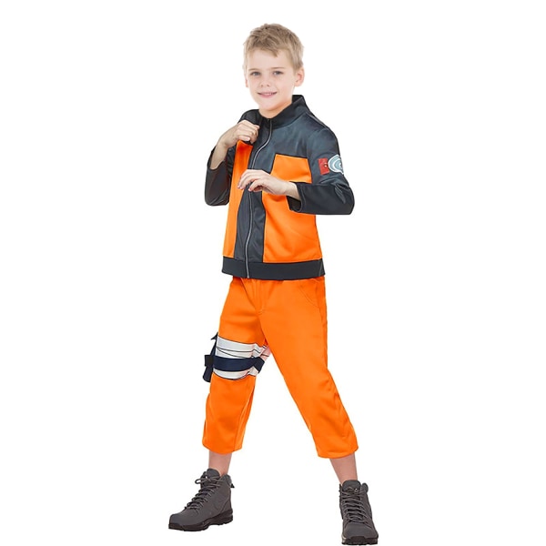 Naruto Kids Cosplay Anime Costume Halloween Dress Up For Boy - Perfet S