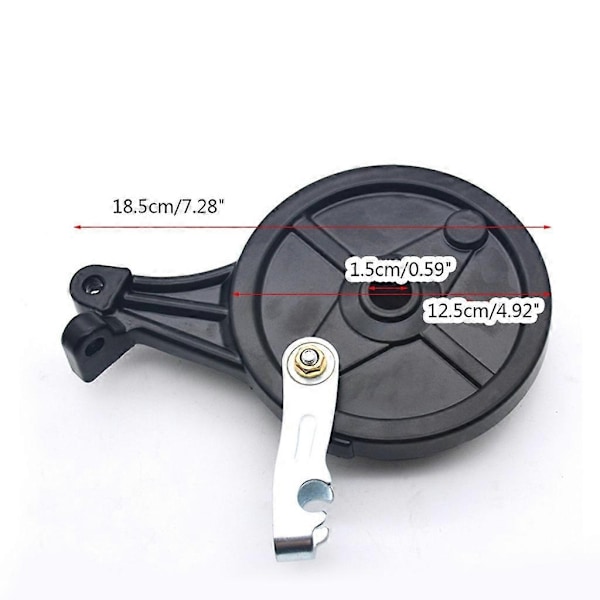 Elektrisk Cykel Baghjuls Tromlebremse Klods Sko Tromlesamling - Perfekt Single rocker drum b